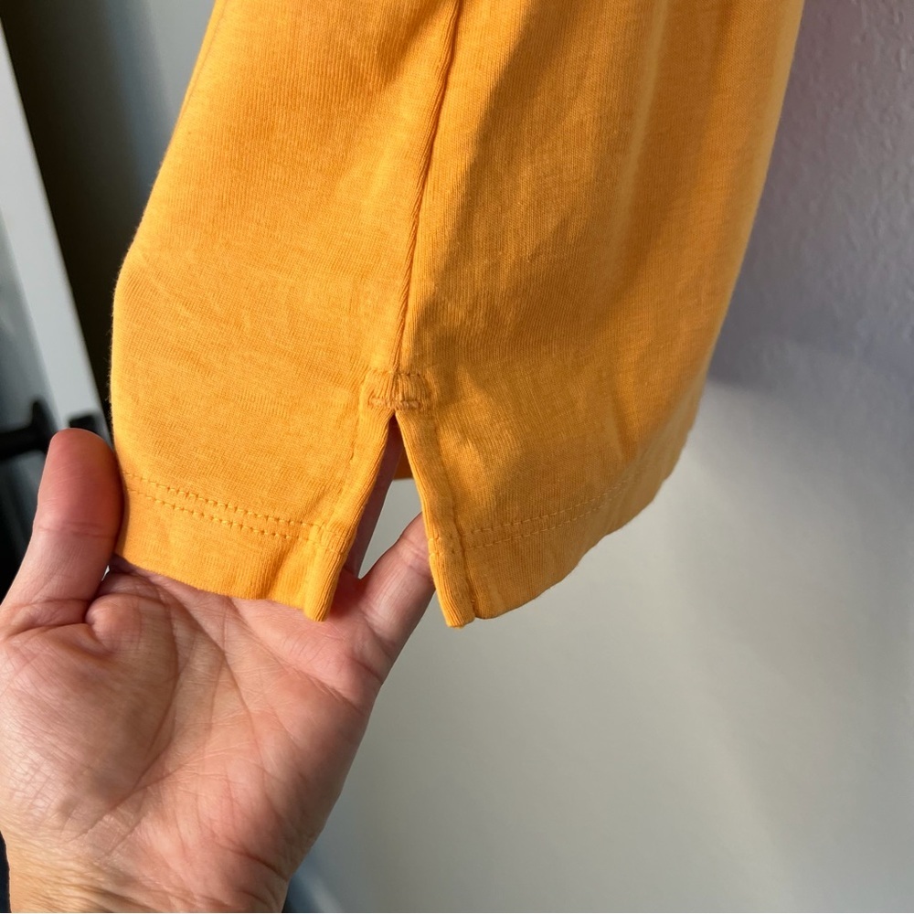 2/$30 J. Jill 100% Perfect Pima Cotton Soft Stylish Vibrant Orange Tank Top - Picture 4 of 9